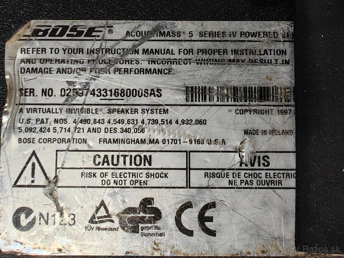 Bose Acoustimass 5 SerVieies IV - 11