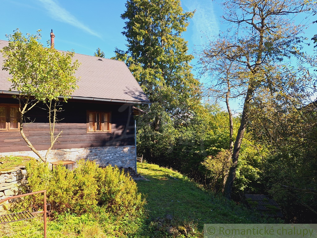 Tradičná zrekonštruovaná drevenica na okraji obce Nesluša. - 11