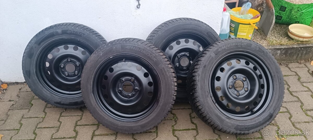 Predaj 4x zimne pneumatiky na plechovych diskoch - 11