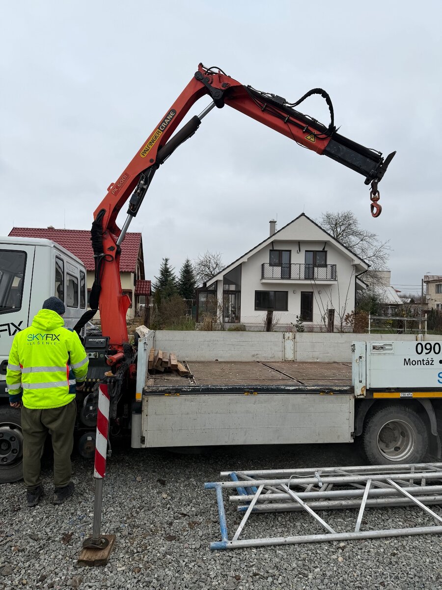 Iveco Eurocargo s hydraulickou rukou, 7,5t - 11