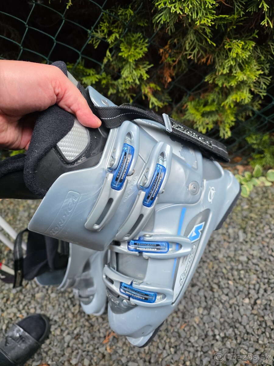 Predám lyžiarsky set: Lyže HEAD + Lyžiarky NORDICA + Palice - 11