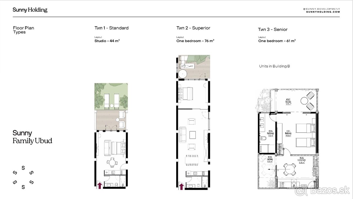 JEDINÝ kids-first rezort v srdci Ubudu, návratnosť 13+% - 11
