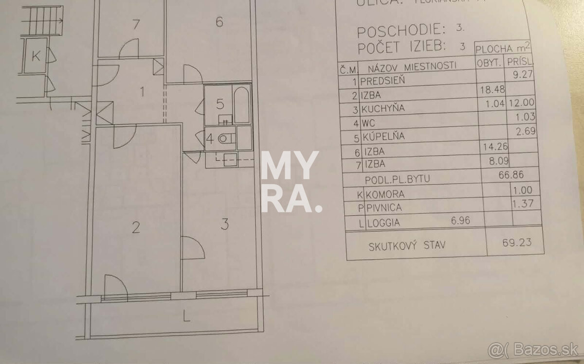 REZERVOVANÝ - 3. izb. byt na najlepšej adrese - 11
