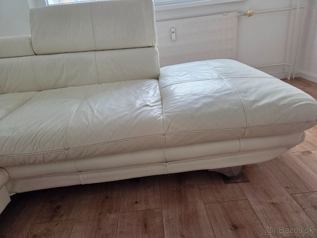 Biela kozena sedacia suprava roztahovacia - 11