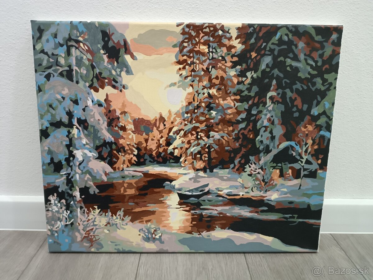 Ručne maľované obrazy 50x40 cm - 11