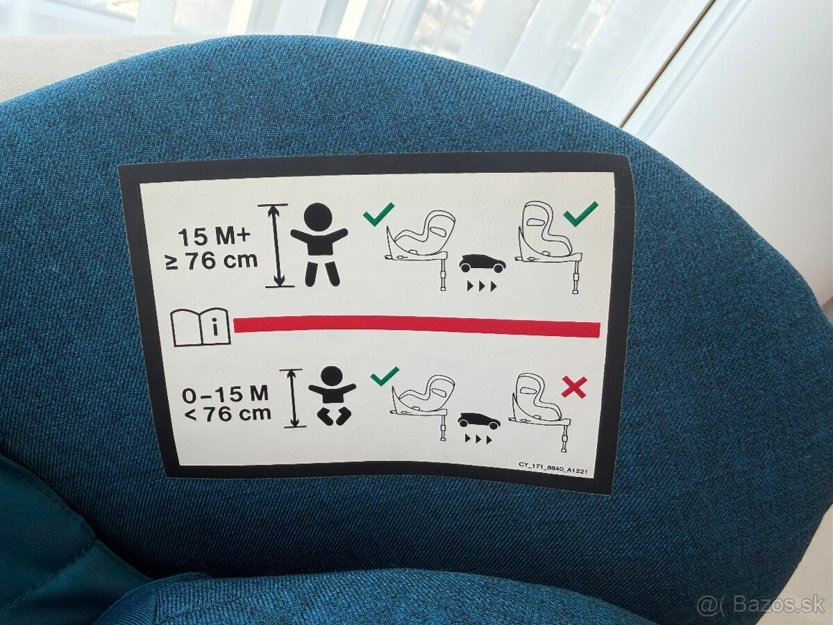 Cybex Sirona Z2 i-Size Plus Mountain Blue-turquoise - 11