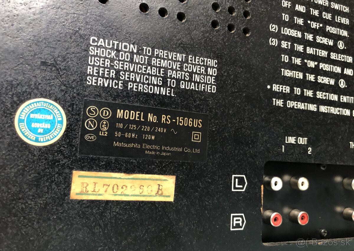 Predam magnetofon po renovacii Technics RS 1506US - 11