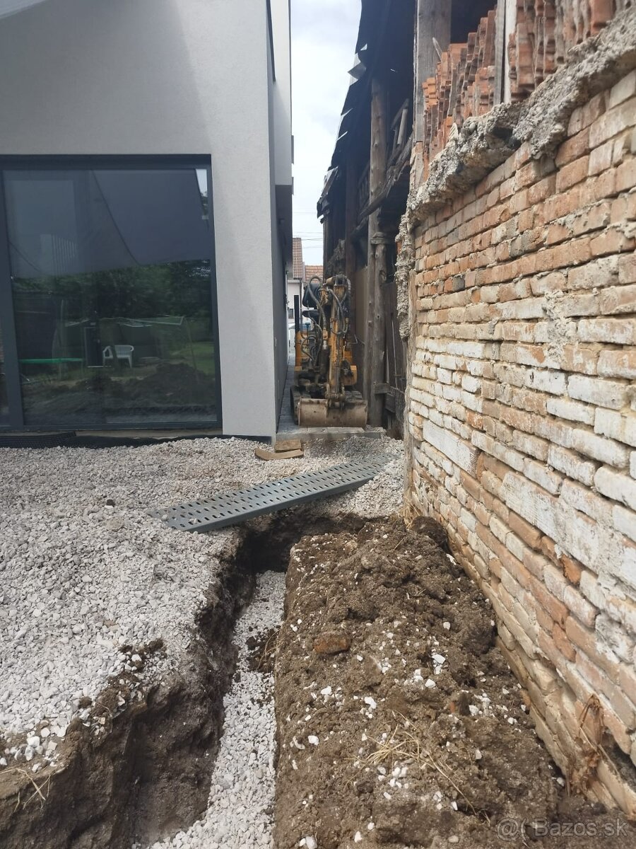Výkopové a búracie práce BAGER a MINIBAGER TRNAVA MYJAVA - 11