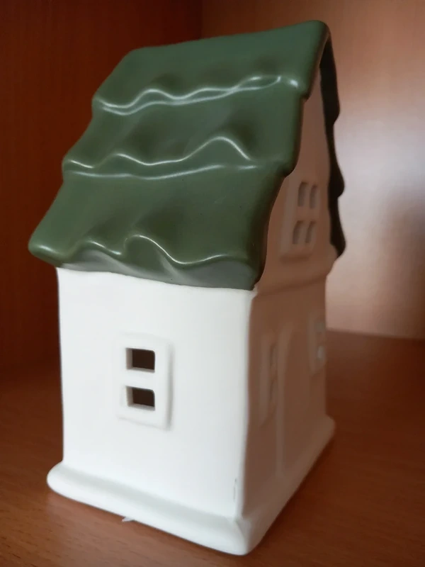 Keramický Led domček 16,5x12x8 cm - 11