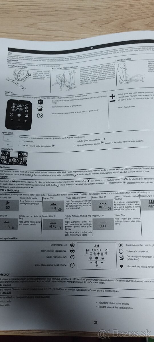 Elipticky trenažér, orbitrek - 11
