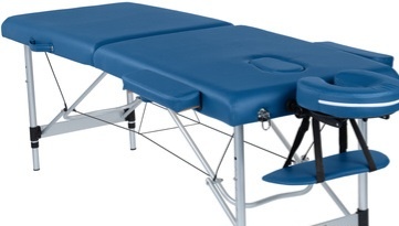 Nový prenosný masážny stôl, posteľ, lehátko, 2-dielny - 11
