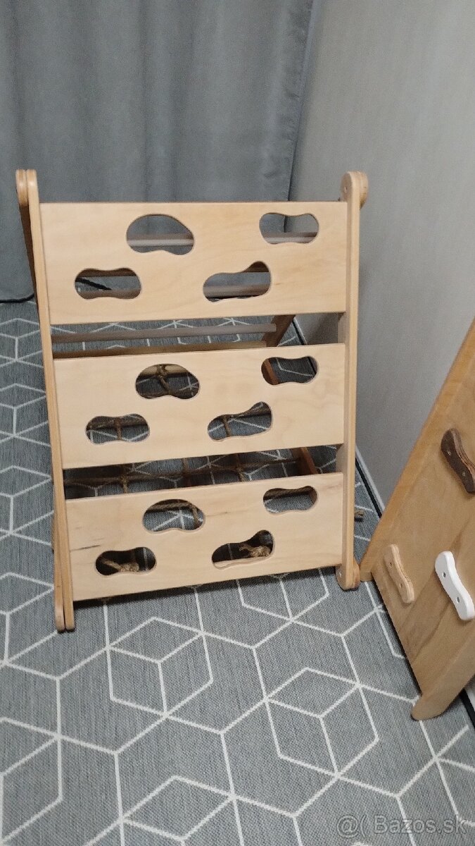 3 stranný bukový Piklerovej trojuholník montessori - 11