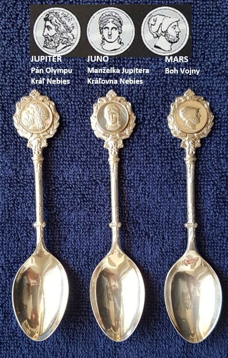 Investičné Striebro–zberateľská sada bohov Ríma-Londýn 1971 - 11