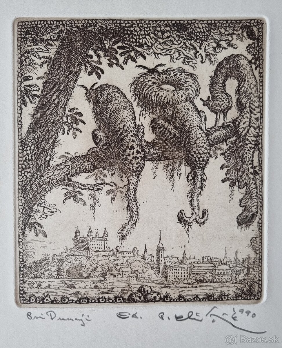 Predám grafické práce Petra Kľúčika a tiež grafiky od iných - 11