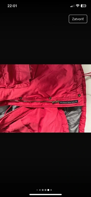 Pepe Jeans červená zimná bunda s kapucňou, veľkosť M - 11