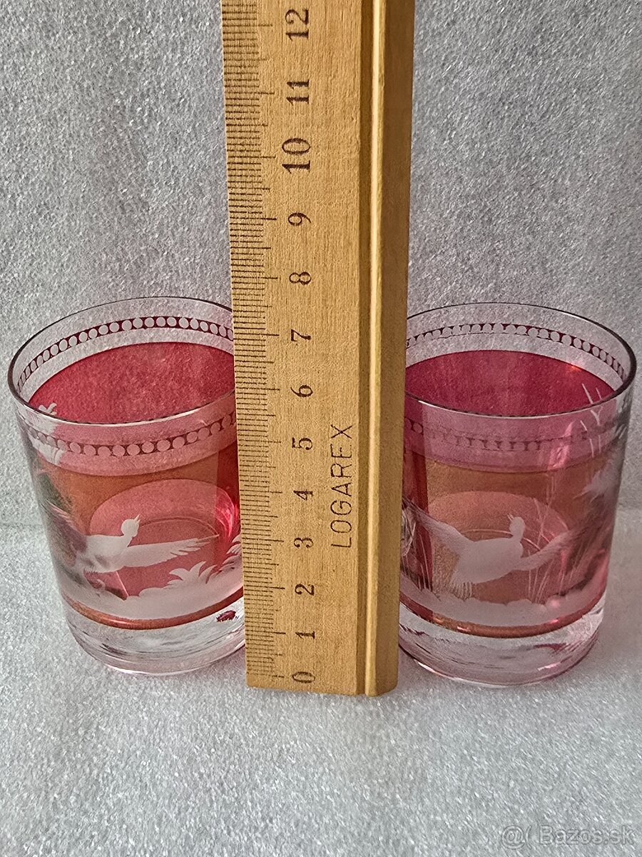 Karafa cenové viečko, 6 pohárov. - 11