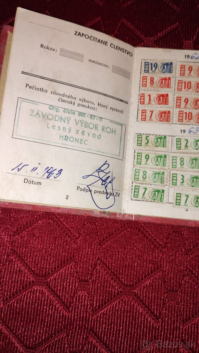 Preukazy rôzne - 11