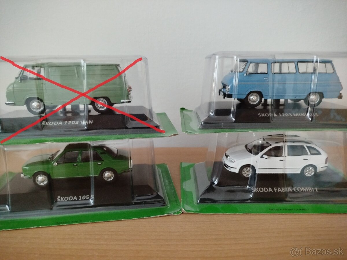 Predam model auta skoda rôzne 1:43. - 11
