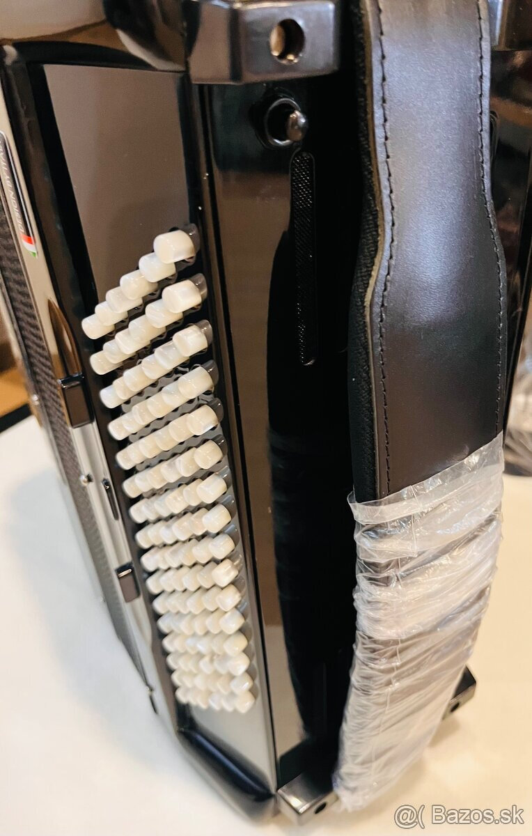 Nový akordeón Beltunica Proffesionall- III- 96 basový- krásn - 11