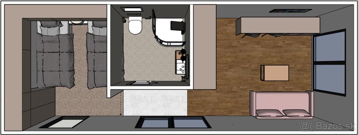 TinyHouse 56m2, chata, dom, apartman, unimobunka - 11