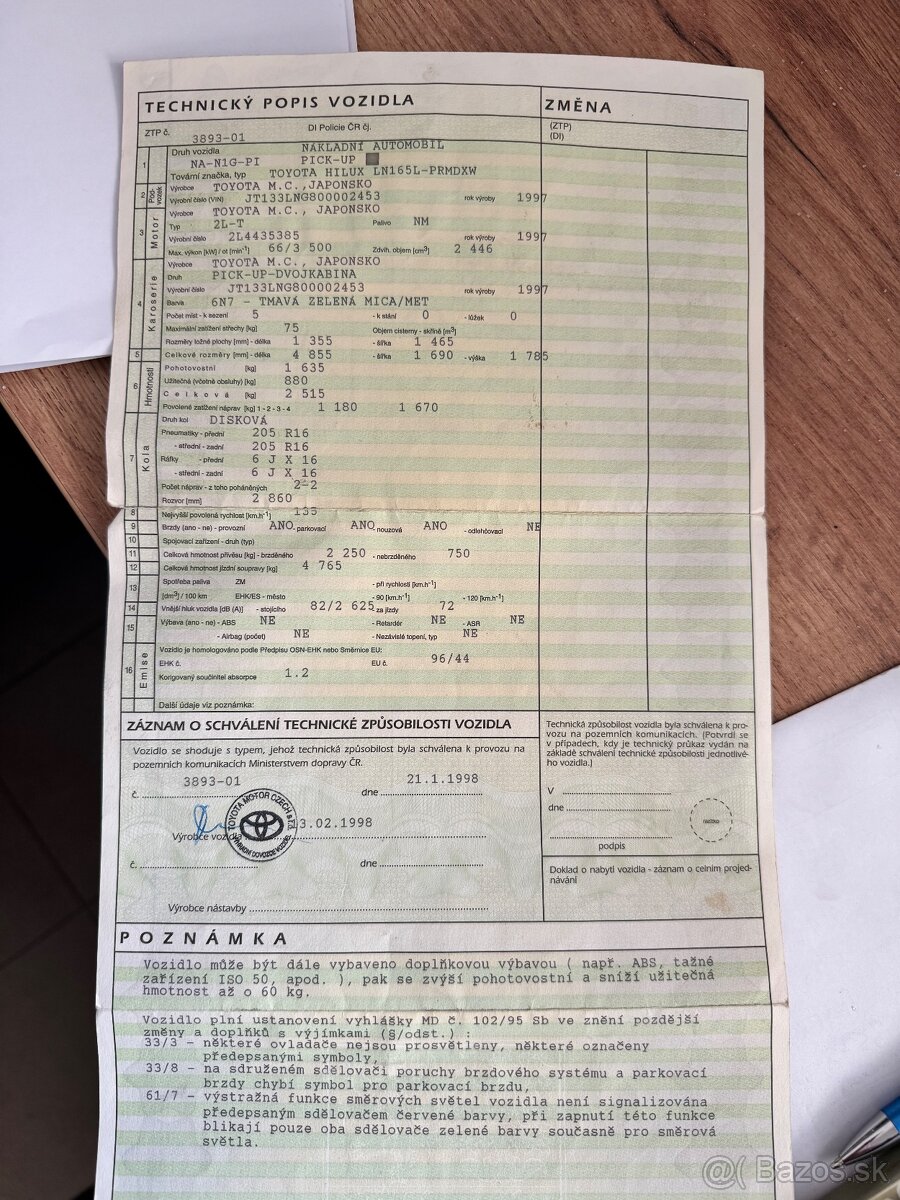 Toyota hilux 2.4td 66 kw - 11