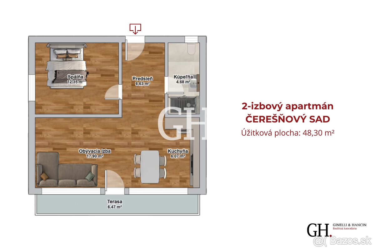 NA PREDAJ RELAX POD TATRAMI | 2-IZBOVÝ APARTMÁN | NOVOSTAVBA - 11