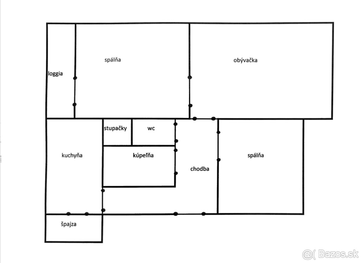 Na predaj:3-izbový byt, 67 m², Nemšová - 11