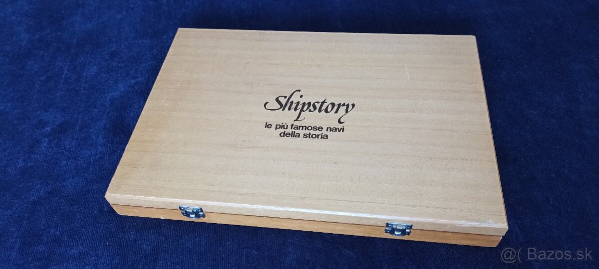 Investičné striebro-tehličky-sada Slávne lode-70te roky-962g - 11