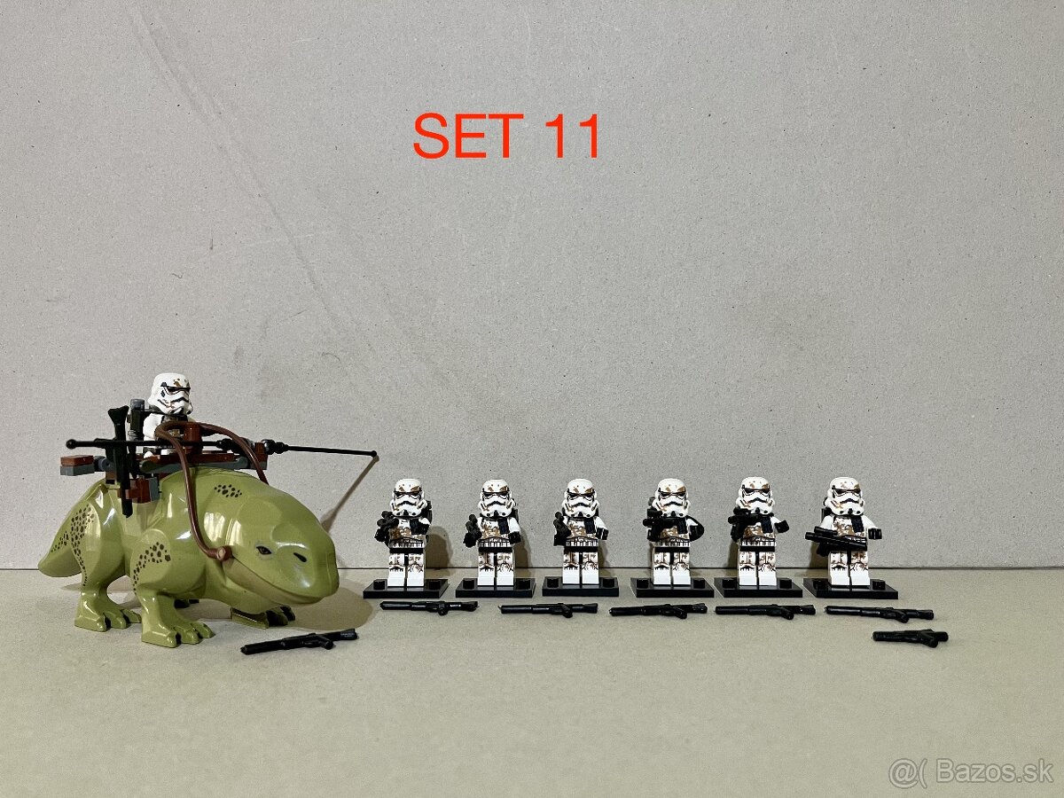 Rôzne figúrky Star Wars 7 (8ks) - typ lego - nové - 11