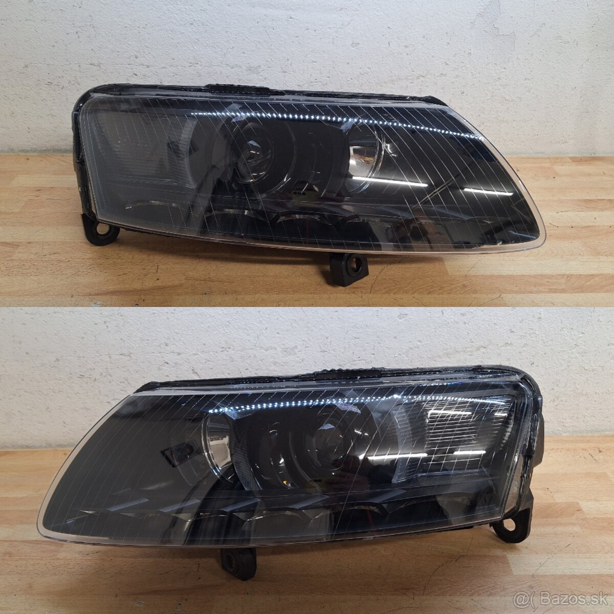 Bi-led svetlá audi A6 c6 facelift - 11