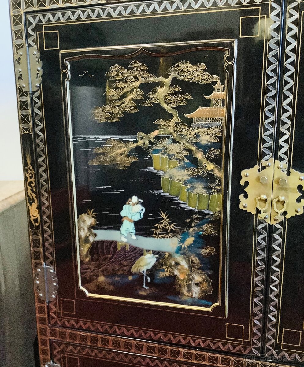 Starožitná Čínská Komoda - 11