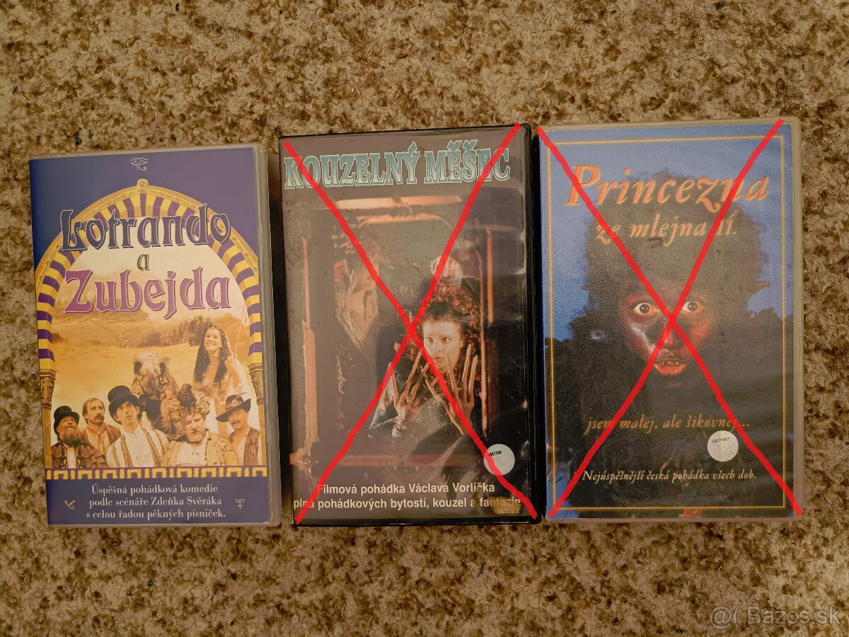 1 euro/kus - VHS videokazety originálne český dabing - 11