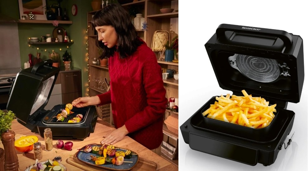 Teplovzdušná fritéza gril SilverCrest Nová - 11