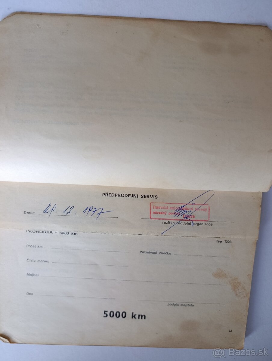 Škoda 1203 Návod - 11