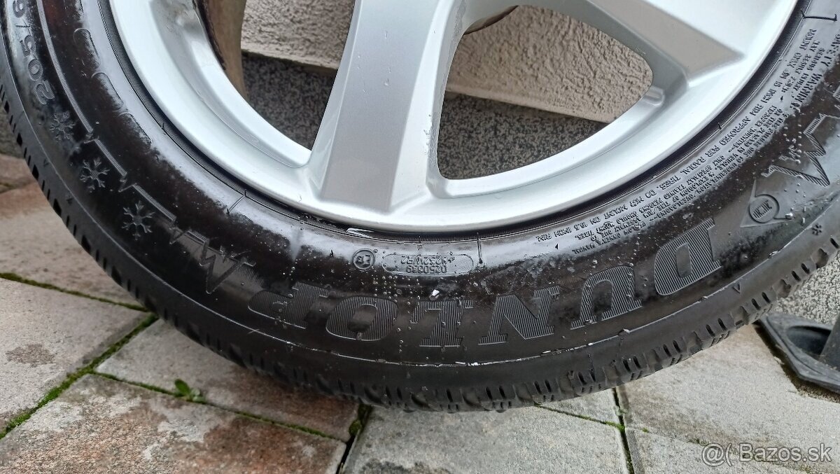 5x112 R16 HLINÍKOVÉ DISKY 205/60 R16 ZIMNÉ PNEUMATIKY - 11