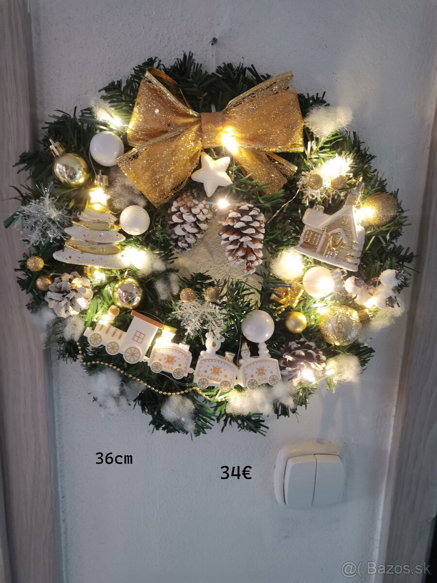 Vence na dvere vianočné - 11