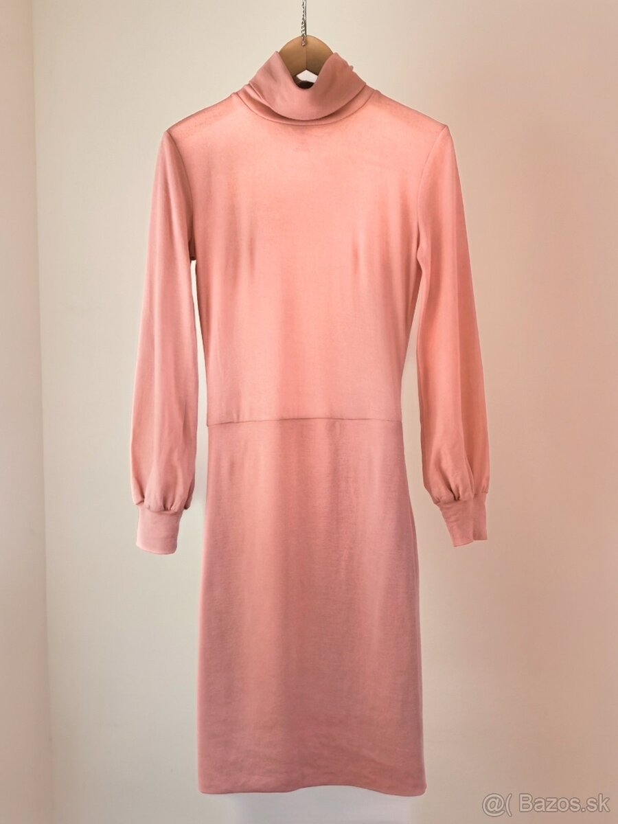 Merino šaty z roláčikom vo veľkosti XS /S - 11