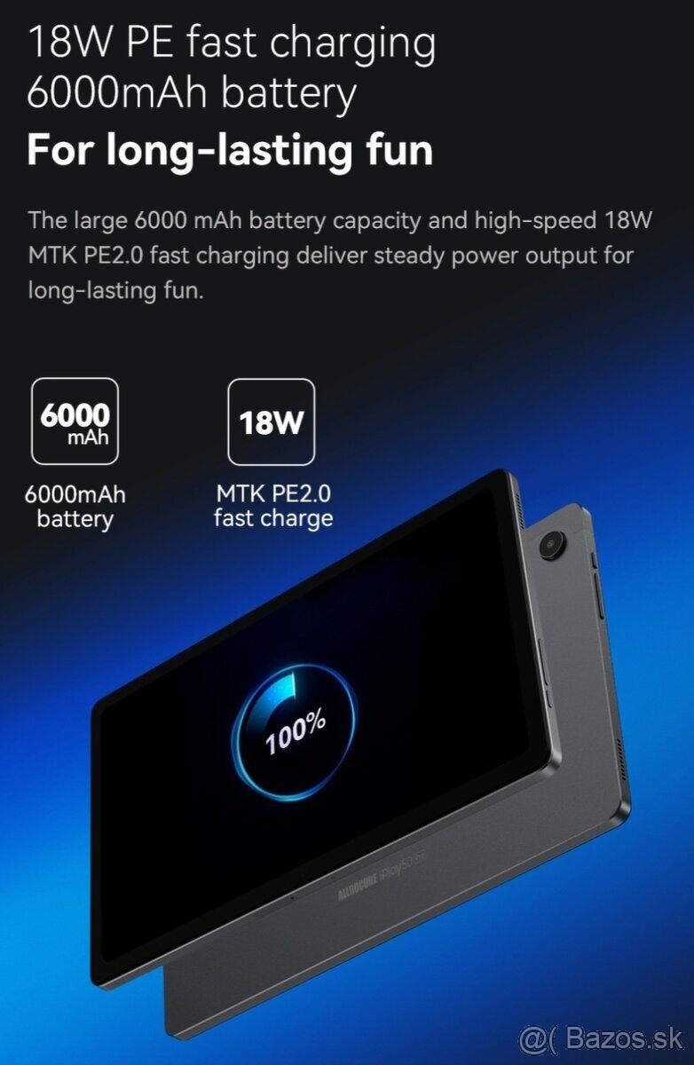 Kvalitný Tablet Alldocube iPlay 50 Pro WiFi/4G 8/128GB obal - 11