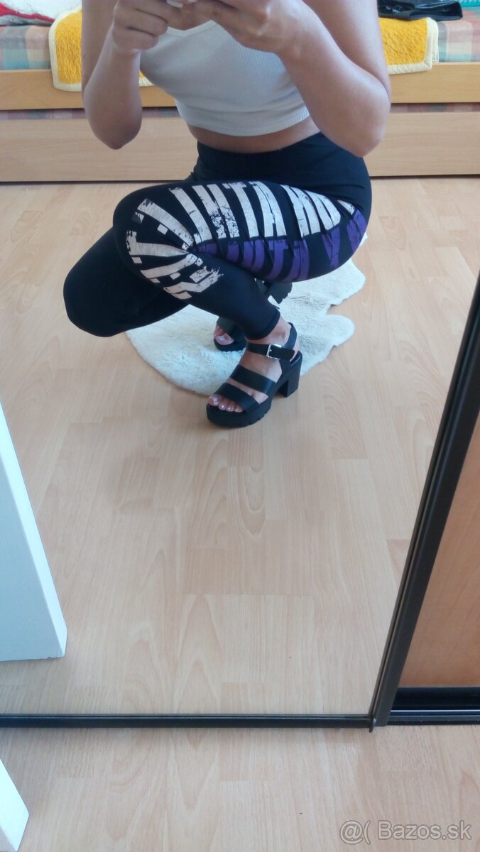 Dámske legíny s potlačou - 11