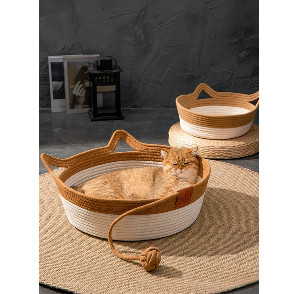 Pelech hniezdo – Biela s hnedou, veľkosť L- do 10 kg. - 11