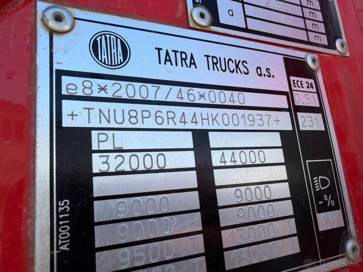 TATRA PHOENIX jednostranný vyklápač 2018 VIN 937 - 11