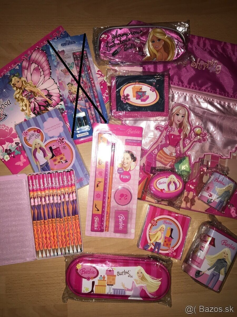 POSTEĽNÉ OBLIEČKY BARBIE + darček - 11