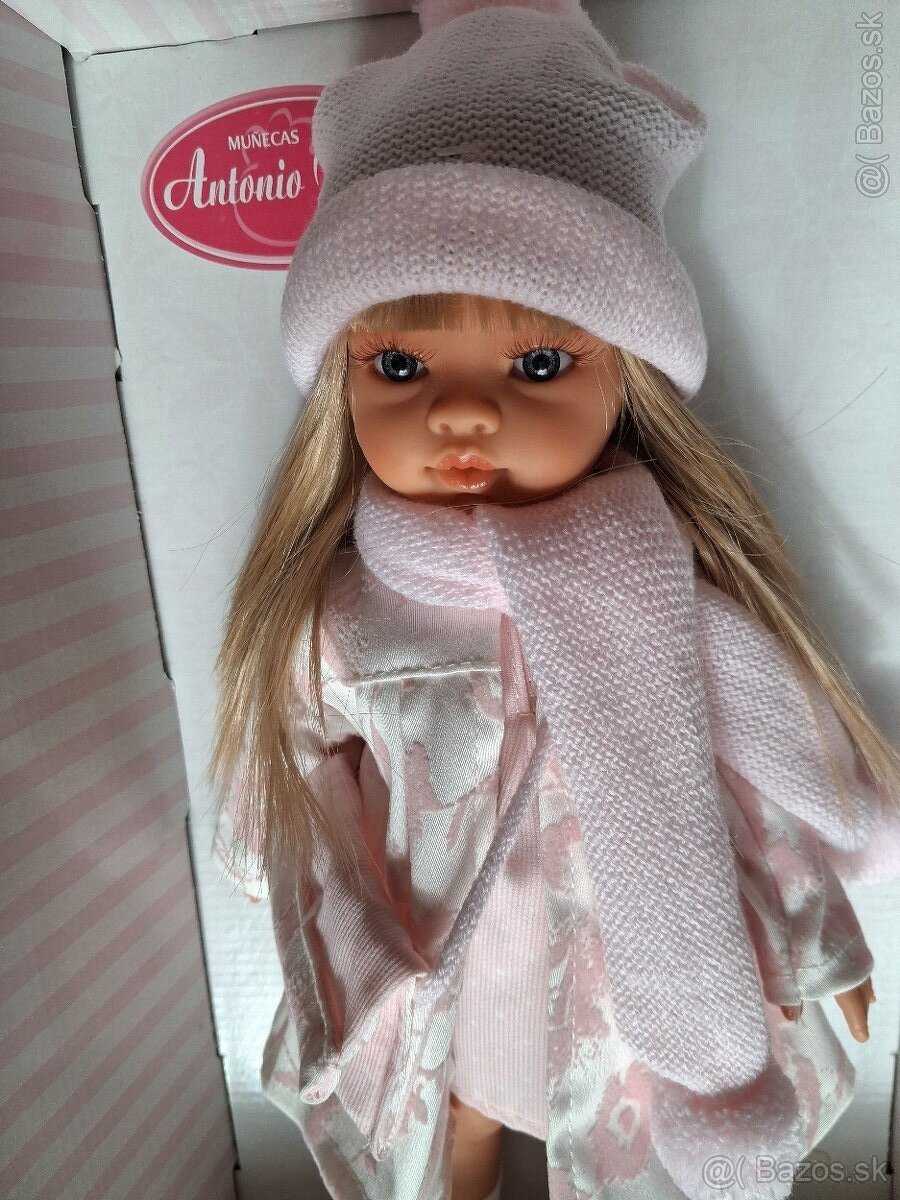 Realistická bábika stojaca vysoká 33 cm, - 11