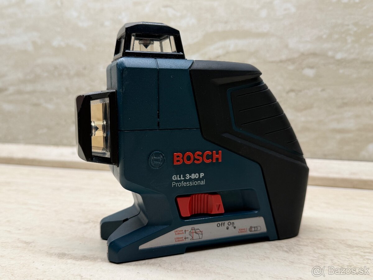 Bosch GLL 3-80 C – čiarový laser 3× 360° - 11