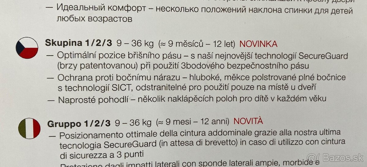 Britax Romer Advansafix 3 SICT detská rastúca autosedačka - 11