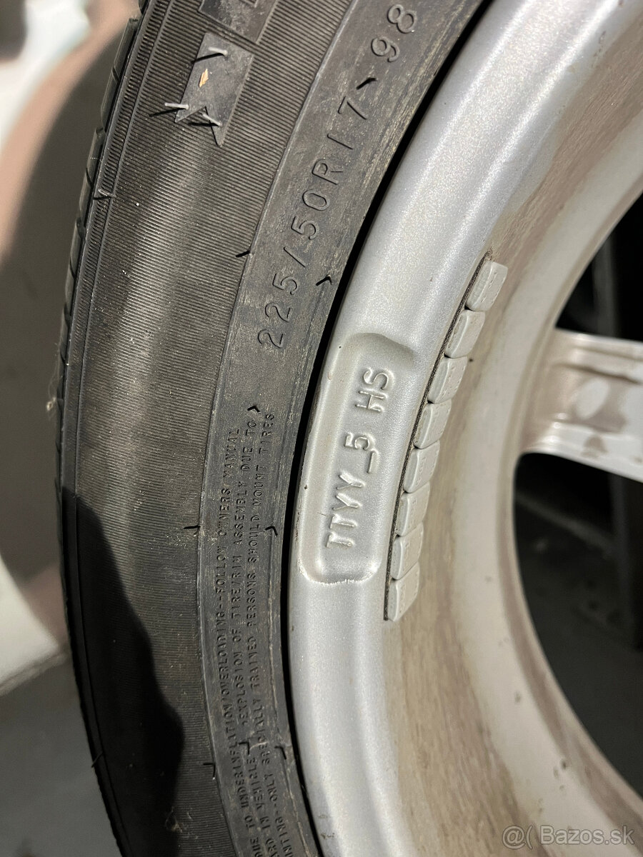 Predám koleso 225/50/R17 na disku 7Jx17H2 - 11