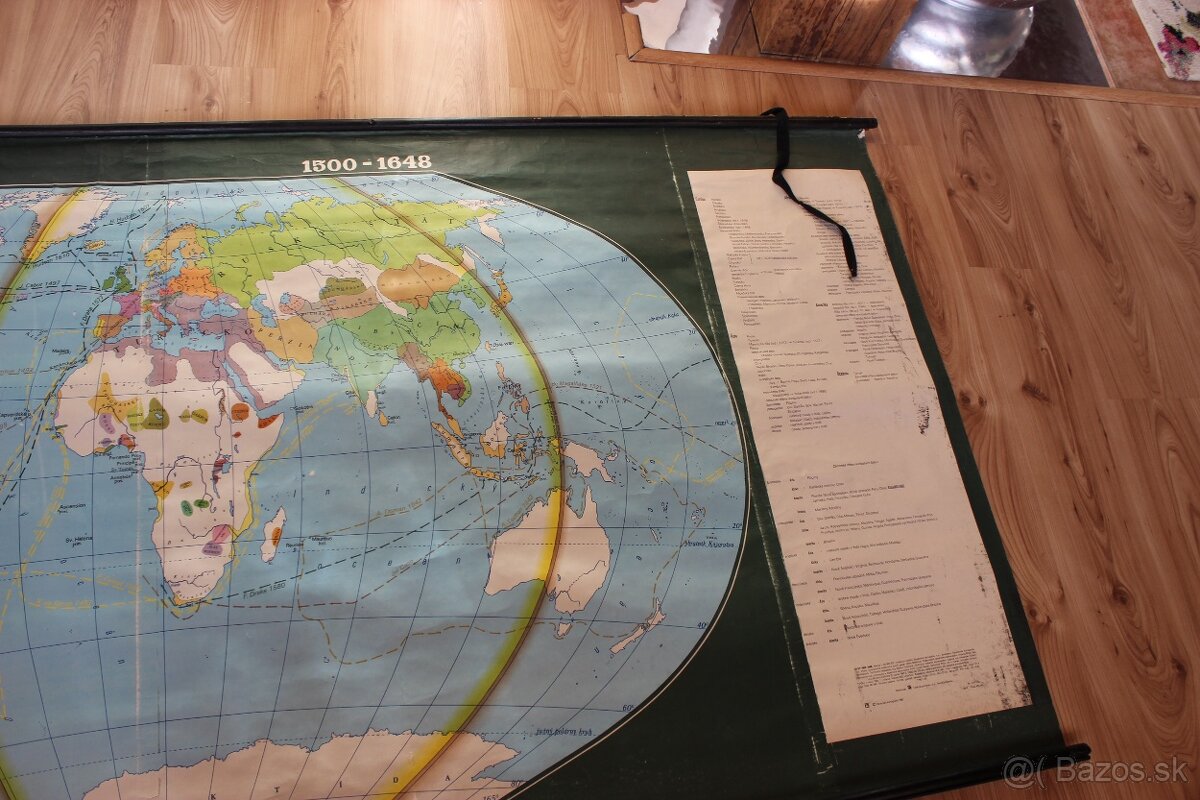 Mapa mapy 60 - 90 roky - 11