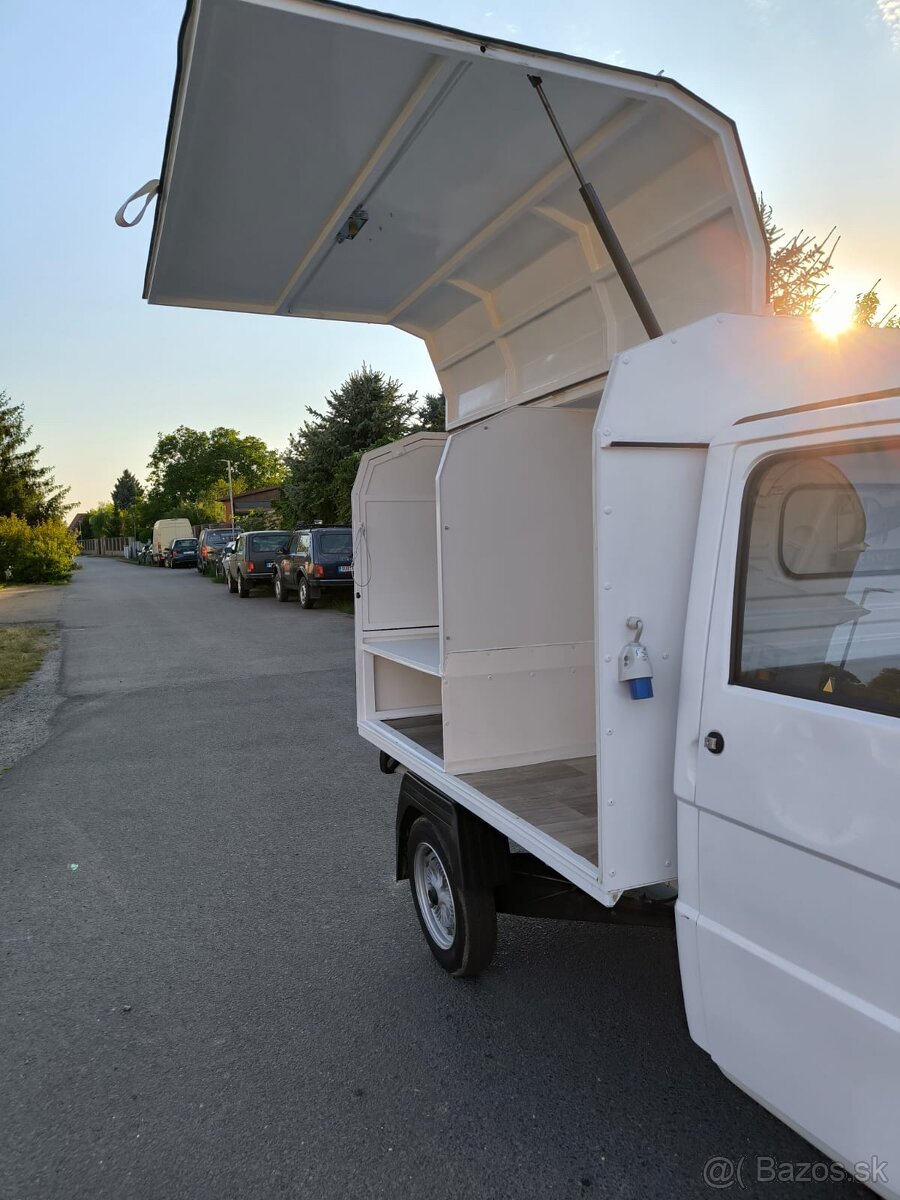 Piaggio ape Tm 200 pojazdný stánok prosseco káva - 11
