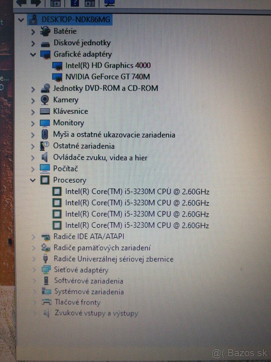 Lenovo.i5. SSD 256 GB. nVidia 2+8 GB.Nová baterka. RAM 16GB. - 11