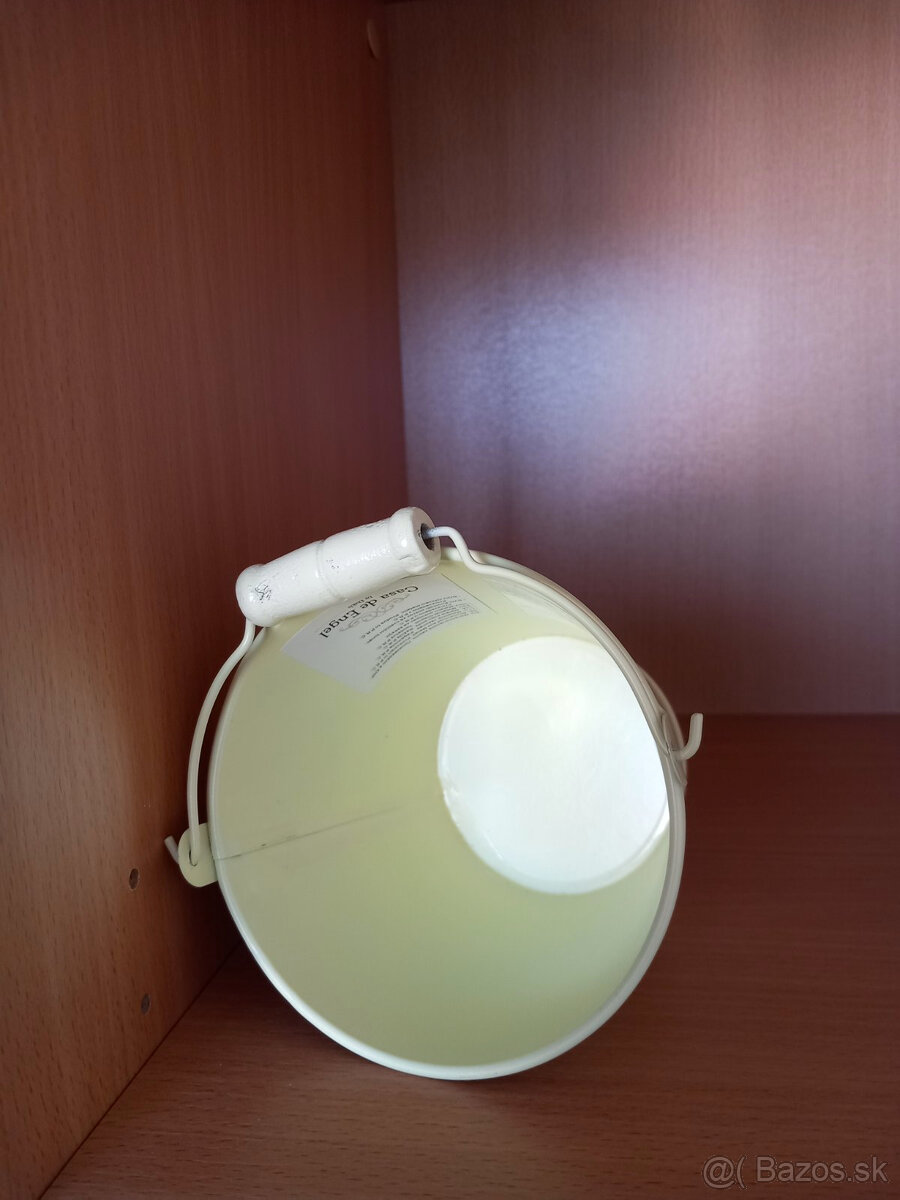 Sada 2ks kovové vedierka, obaly na kvetináče s bylinkami - 11